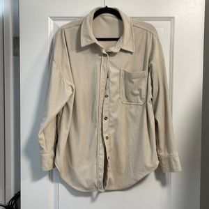 Taupe button up jacket